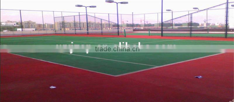 High resilient top quality 10mm synthetic badminton court flooring with SGS ROHS ISO