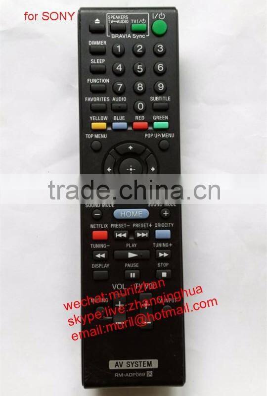 High Quality Black 52 Keys RM-ADP069 AV SYSTEM Remote Control for SONY