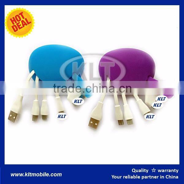 Smile 4 in 1 charging cable Mulit colors option