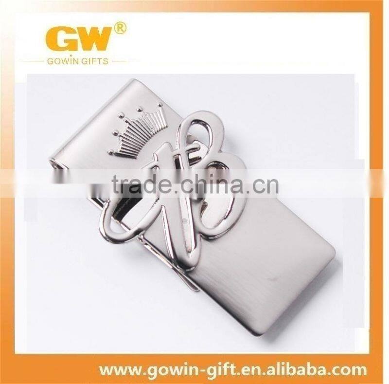 Custom metal promotional etching money clip