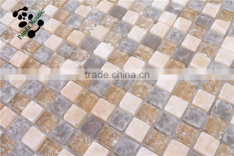 SMS04 Swimming Pool mosaic China Jade Glass mosaic Melt mosaic Tile