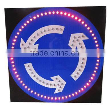 800mm*800mm solar traffic sign, solar led traffic signal