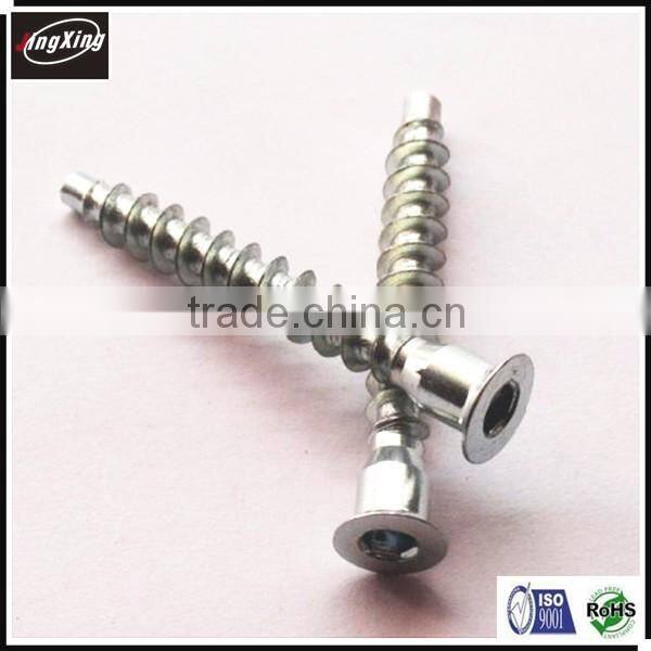hex socket furniture wood screws M5 M6 M7