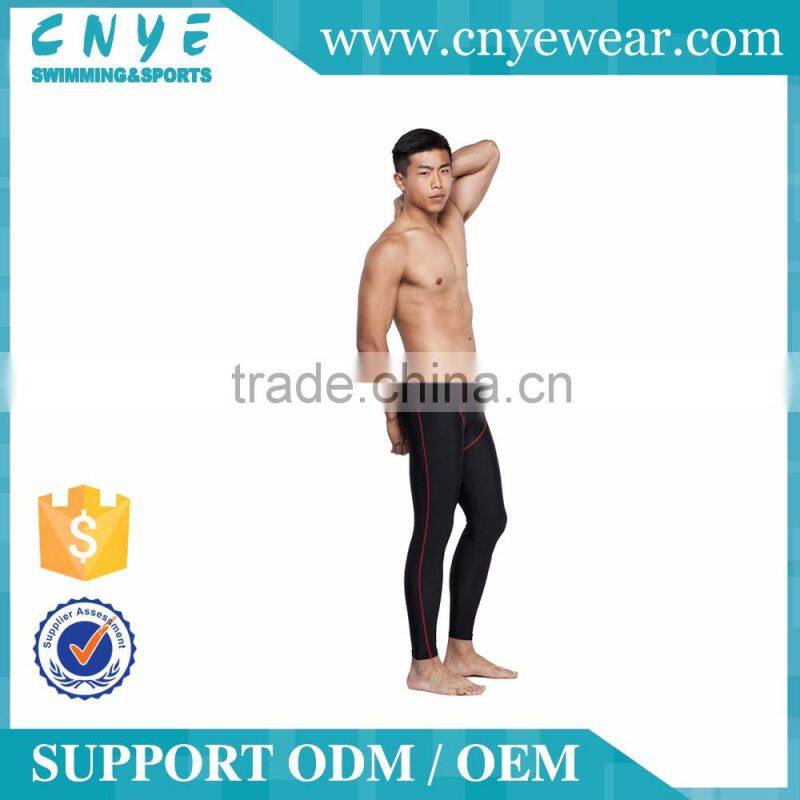 CNYE hot! mens swimwear fabric super chlorine swim pants long male swimming pants