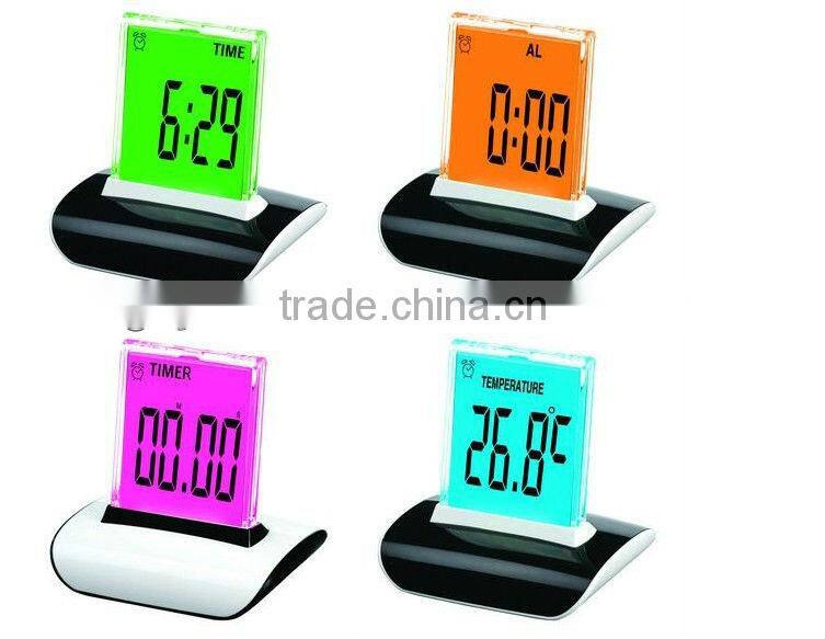 Man shaped digital mini lcd clock