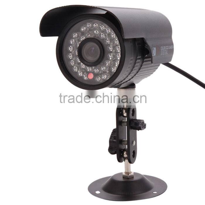 200TVL NTSC 6mm 36-LED Waterproof Infrared Security Camera Outdoor Black