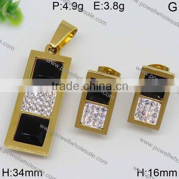 New arrival popular jewelry wholesale china gold plated jewelry set