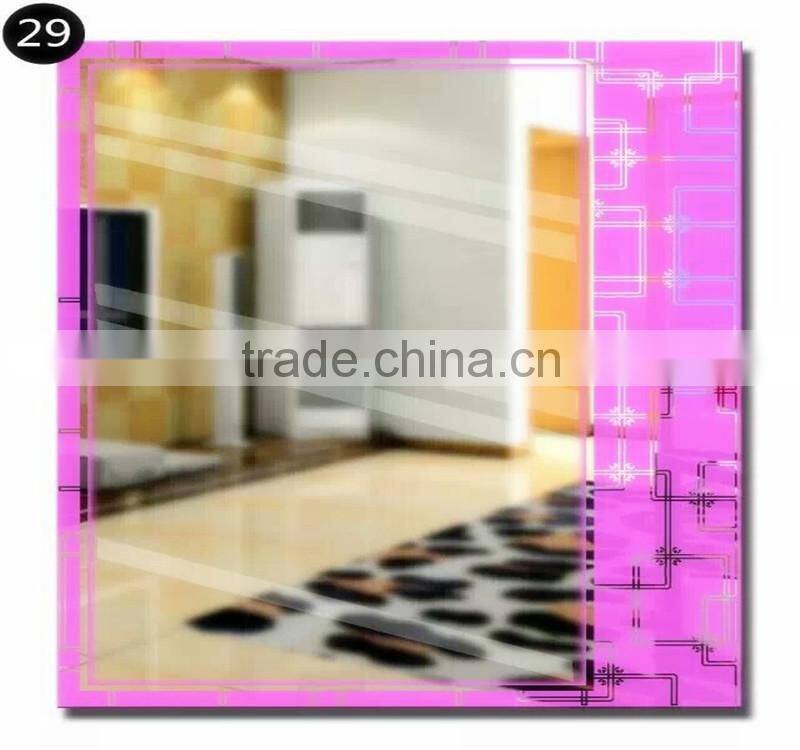 new design float decorative beveled edge mirror