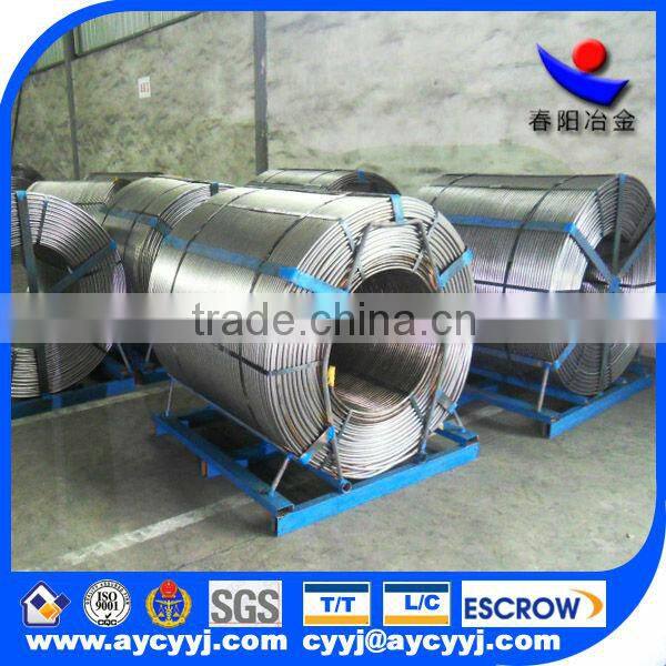 CaSi/CaAl/CaFe cored wires made in QuGou China