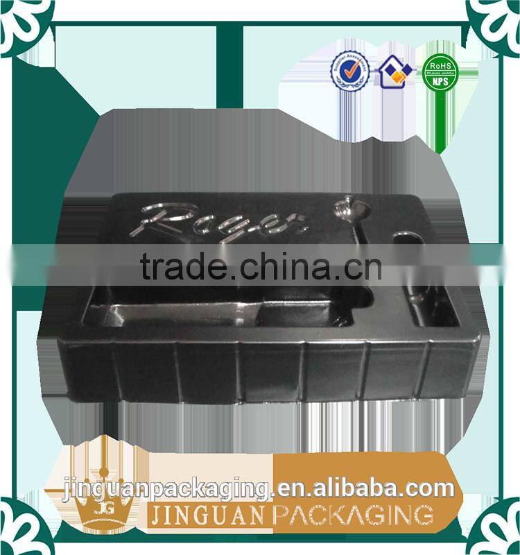 Custom perfume plastic tray packaging, cosmetic plastic tray for perfume packaging inner