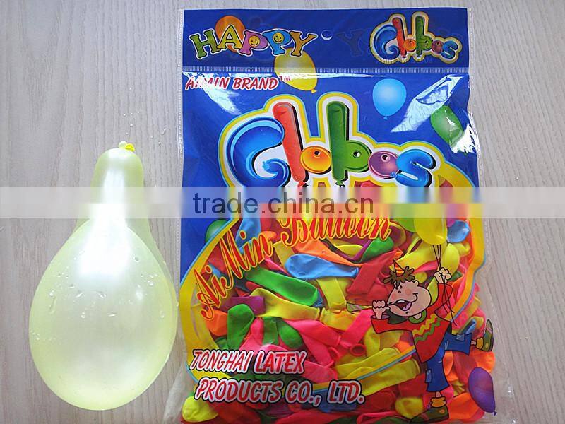 Hot sell colorful water latex balloons/ magic water balloon