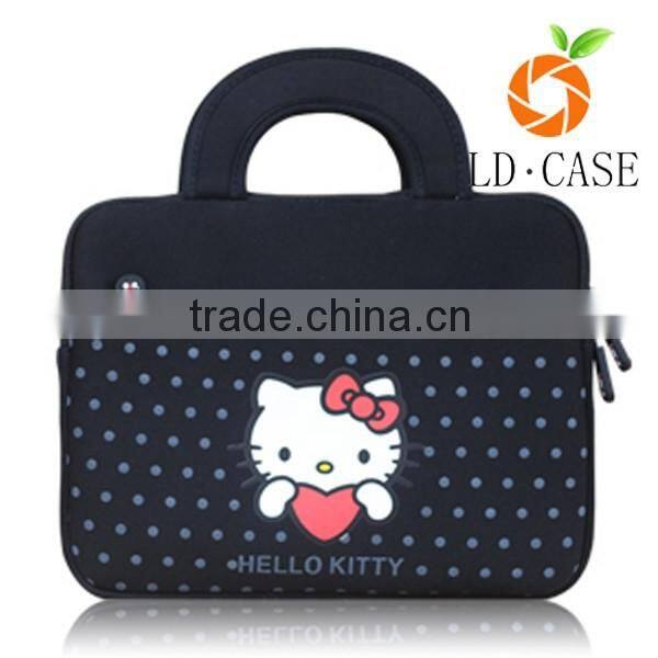 Lovely hello kitty Printing Custom Neoprene notebook sleeve
