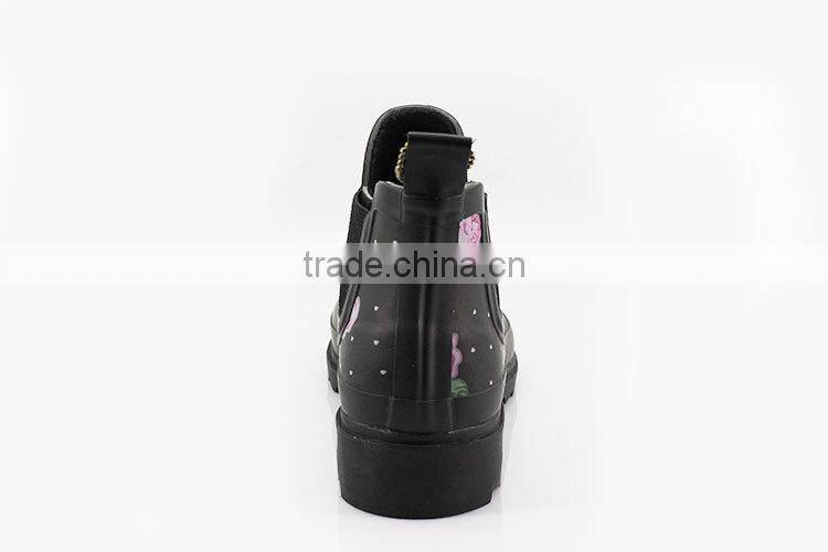 Made in china Low price Environmental Cheap sunflower rain boots