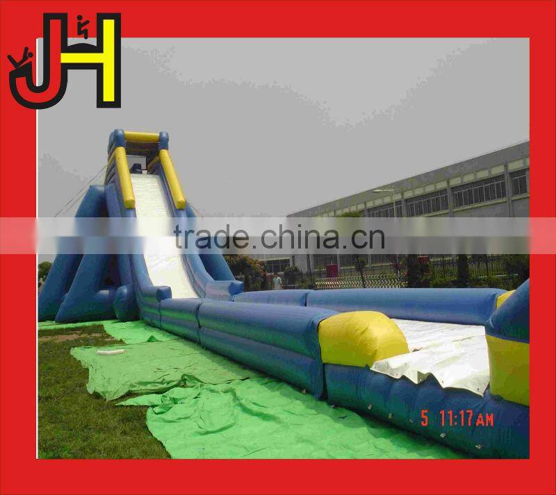Guangzhou JH Custom Blue&Yellow Large Inflatable Water Slide For Sale