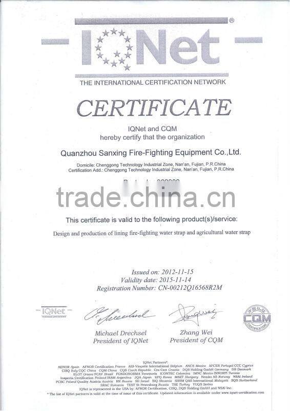 6bar copy rubber lined fire hose price