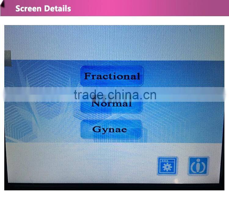 Fractional laser for skin rejuvenation & skin tightening laser machine