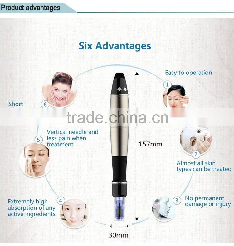 2016 Professional Dr pen/derma stamp electric pen for home use and SPA