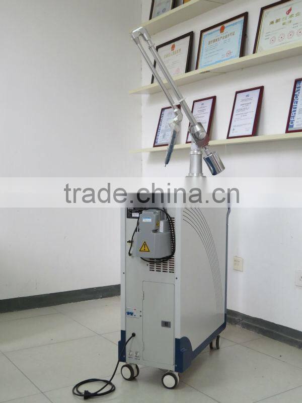 Photo-acoustic ND Yag laser melasma removal vascular lesions removal