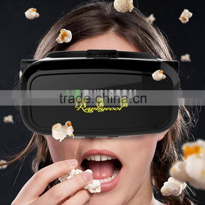 3D VR Virtual Reality Headset for Movie/Game,Virtual Video Glasses with Adjustable Lens and Strap for iPhone 6 Plus/6