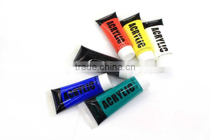 75ml acrylic paint for canvas 6pcs/box