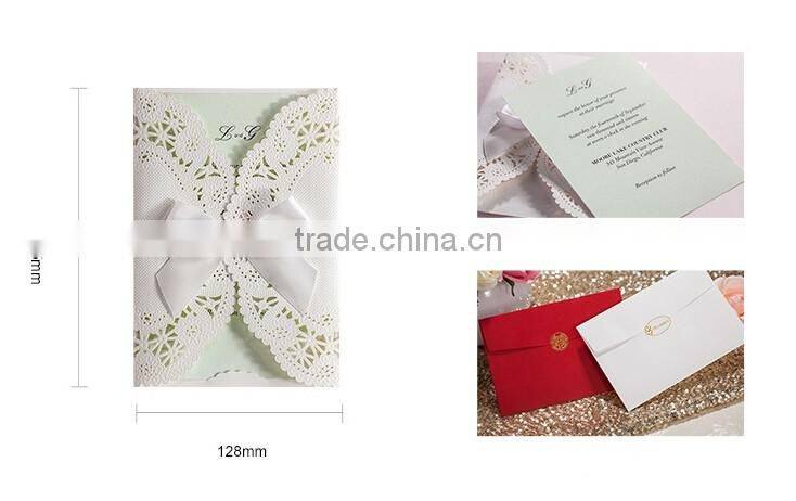 Pop up wedding invitation card