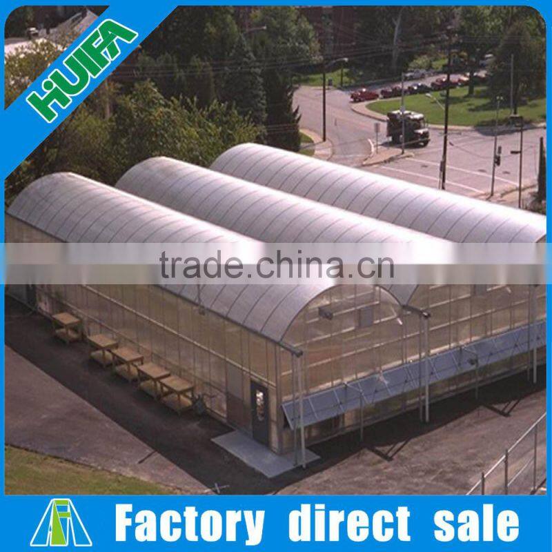 Large Multi-span Agricultural Greenhouse for Sale