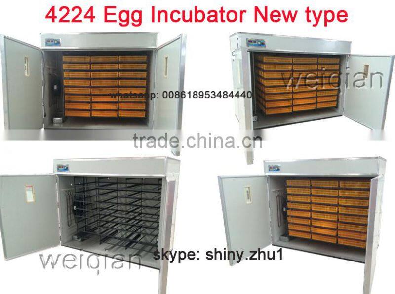 2015 new type cheap egg incubator WQ-4224 commercial incubator for sale