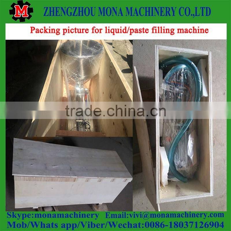 Hot Horizontal Pneumatic Double Heads Cream Paste Filling Machine