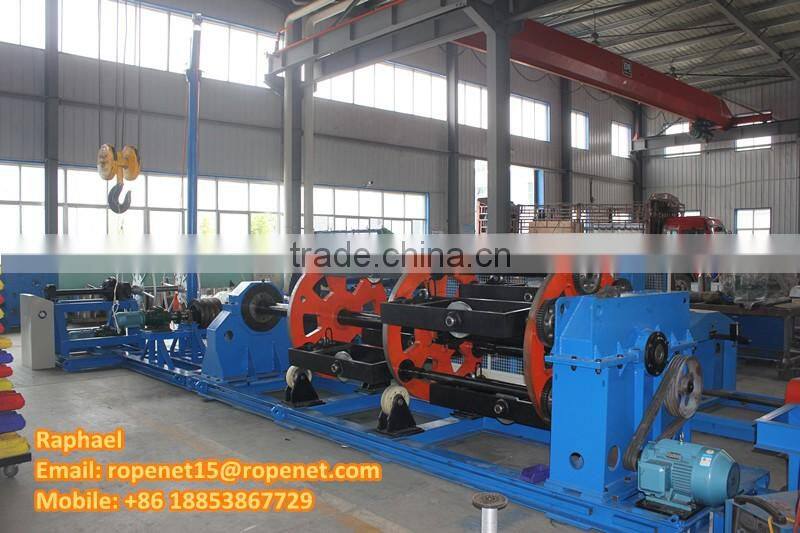 D type rope making machine for PP, PE rope/twisted rope machine: https://youtu.be/ODLBJ4em4vA