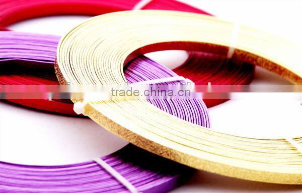 flat artistic embossed aluminum wire
