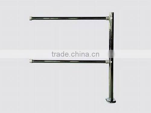 stainless single arm swing gate for supermarket and bus station