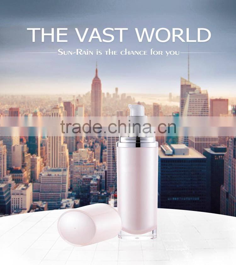 Widely use good quality color customized PMMA cosmetic 30ml pet lotion bottle
