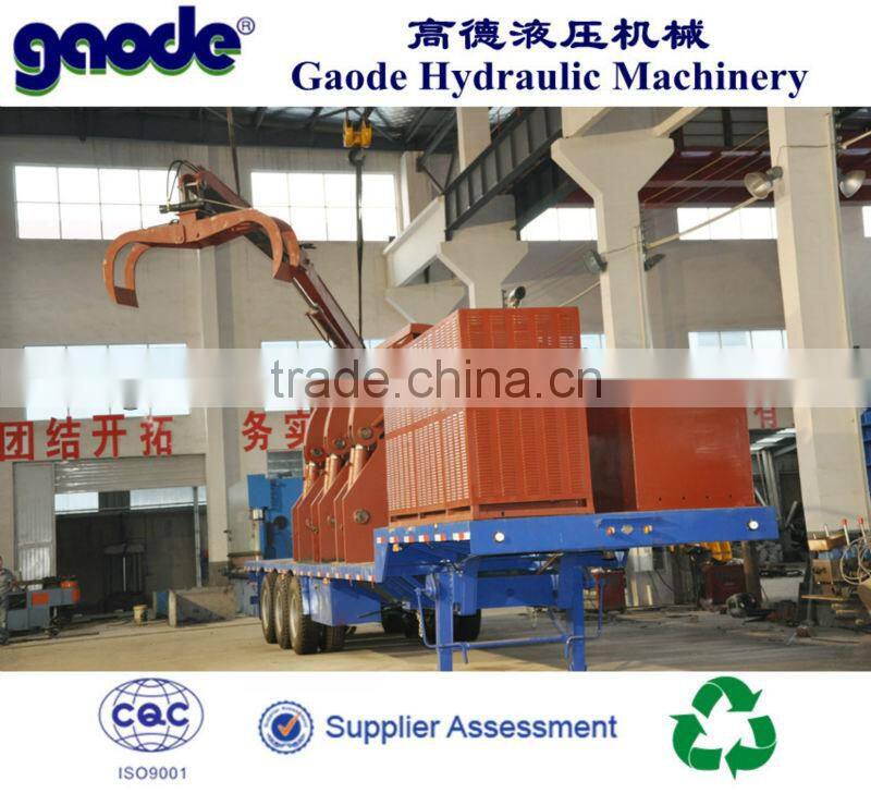 CE Qualified New Designed Vehicle Portable Hydraulic Scrap Metal Baler