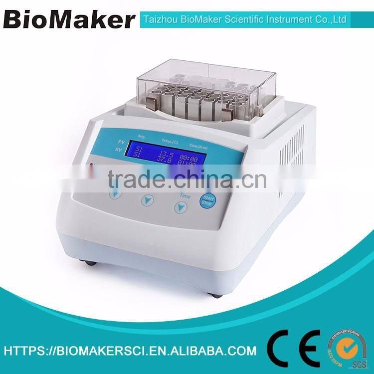 Lab using professional thermo shaker incubator for pcr