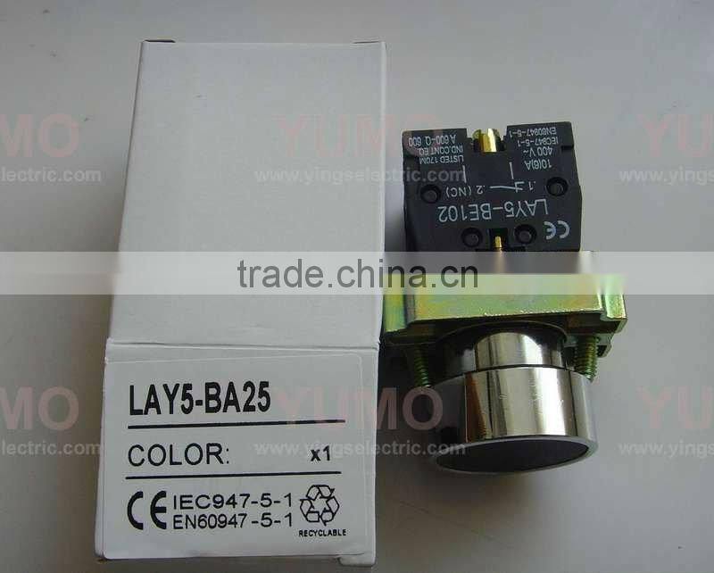 Push Button plastic bezel pushbutton switchLAY5-BA25