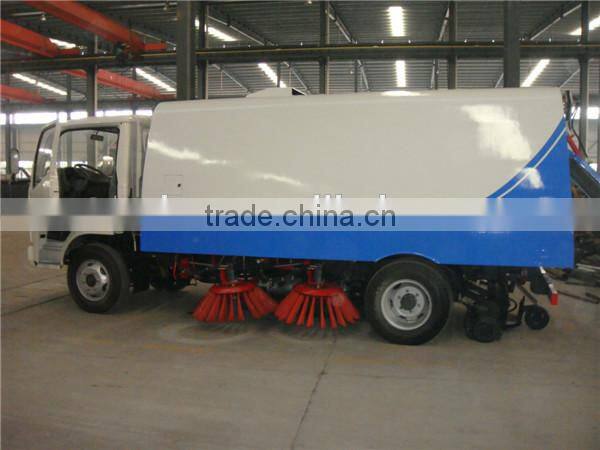 High efficiency dongfeng 4x2 diesel road sweeper truck
