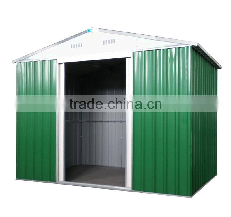 steel structure garden storage buildings China metal garden house