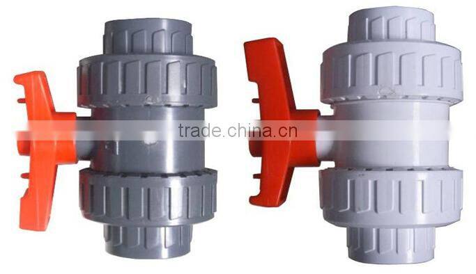 PVC LIGTH STYLE DOUBLE UNION BALL VALVE