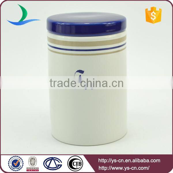 Ceramic biscuit tea sugar and coffe food storage container sets