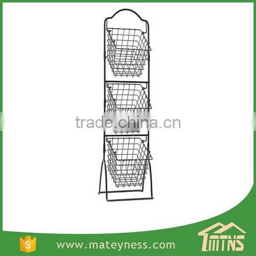 Storage Metal Kitchen 3 Tier Fruit Basket Stand