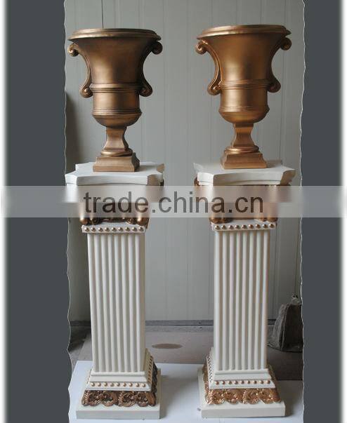 Golden And Cream Polyreisn Elegant 84H Water Fountain Bases
