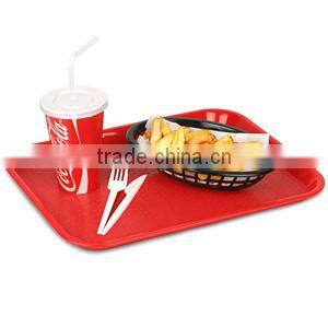 rectangular fast food tray plastic plate food grade