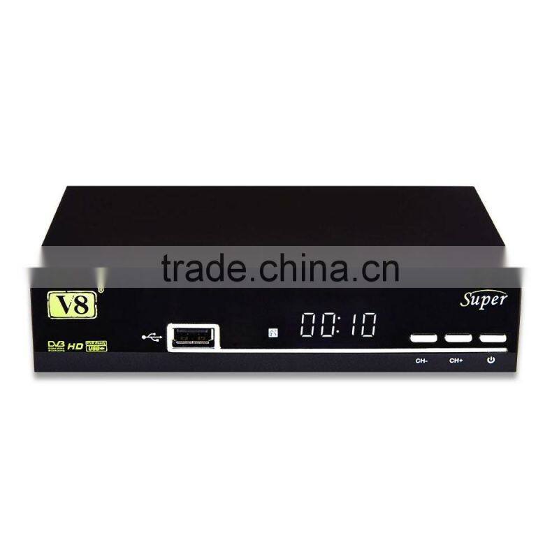 V8 Super DVB-S2 Full HD Set Top box TV Satellite Receiver With Ethernet Support WEB TV/IPTV/Youtube/Youporn/Redtube