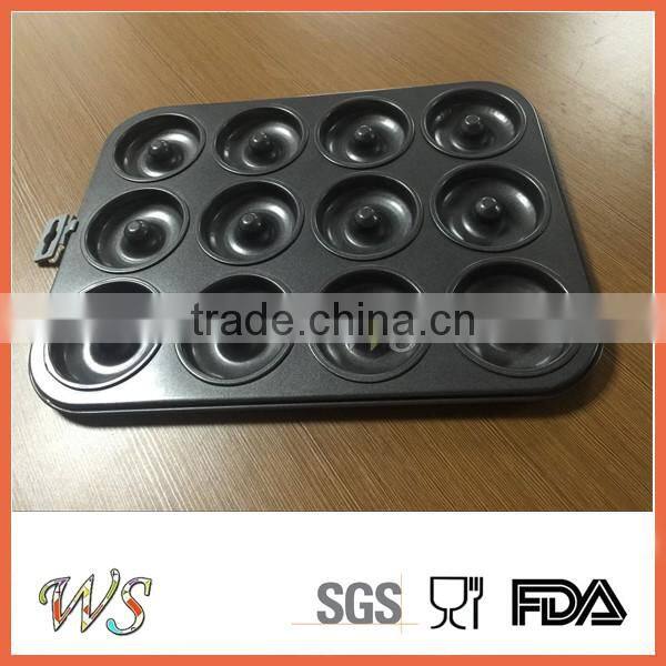 12 Cups Carbon Steel non stick Donut Pan
