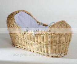 eco-friendly Wicker Baby Bassinet / baby crib/baby cradle