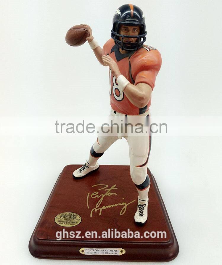 Custom American Football modern player staue polyresin