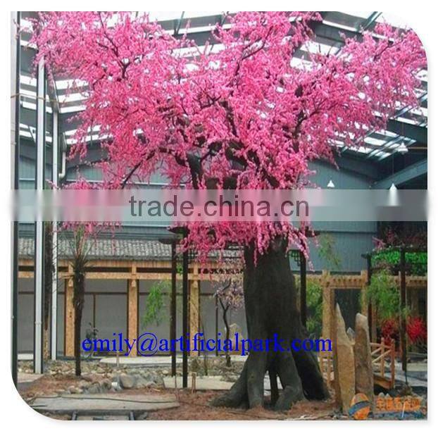 artificial cherry blossom tree for outdoor decoration in factory price