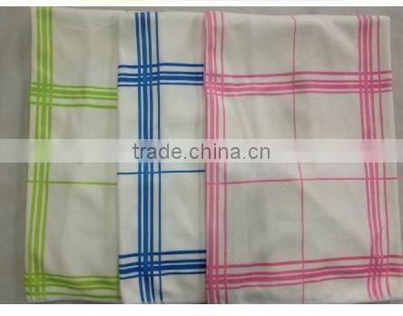 Microfiber household towel/cheap microfiber printed cleaning cloth