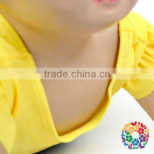 Toddler Children Lovely Bee 2Pcs Swimsuit Black And Yellow Stripe Kids Swimwear