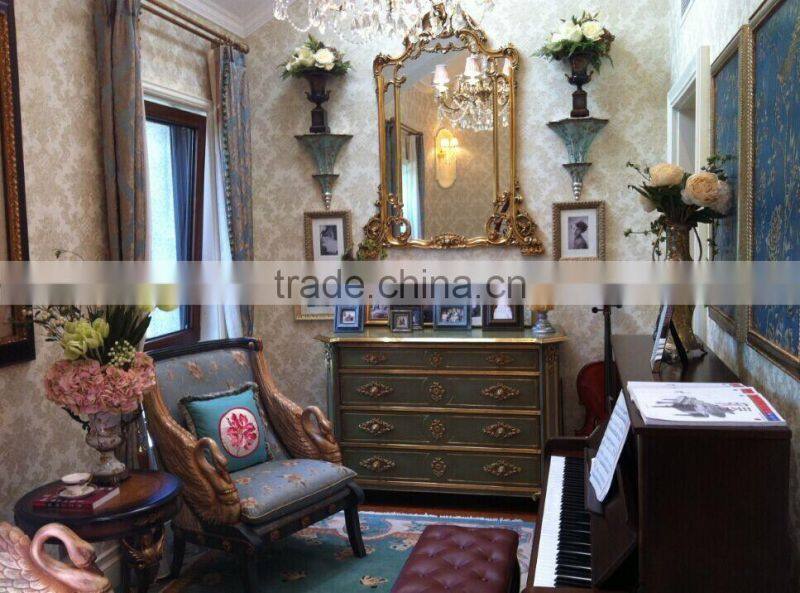 Baroque style frame with handmade oil painting